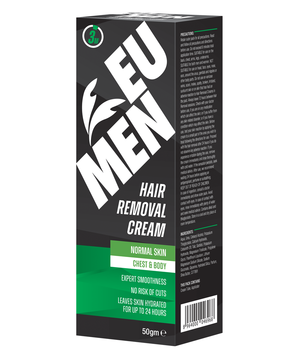 EU Men Hair Removing Cream (50g Tube - Normal Skin)