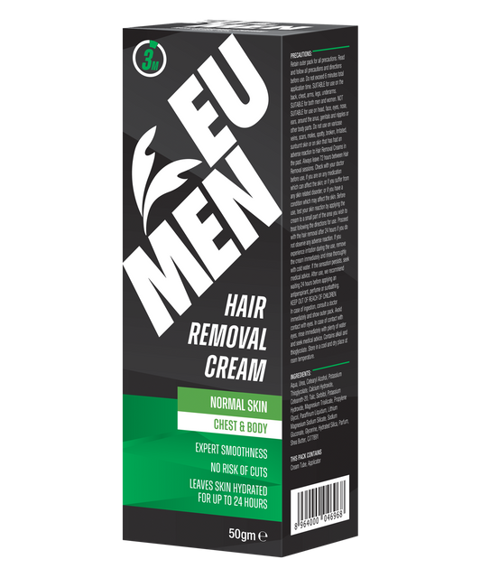 EU Men Hair Removing Cream (50g Tube - Normal Skin)