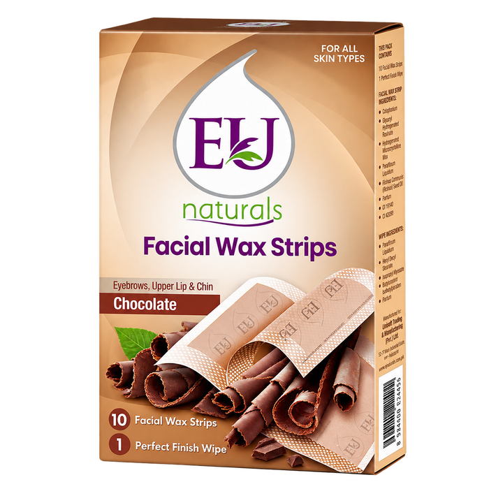 Eu Chocolate Facial Wax Strips 10 Strips Buy one get one free