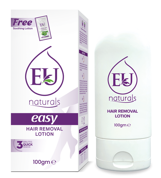 EU Easy Hair Removal Lotion 100gm - Smooth Skin in Just 3 Minutes!