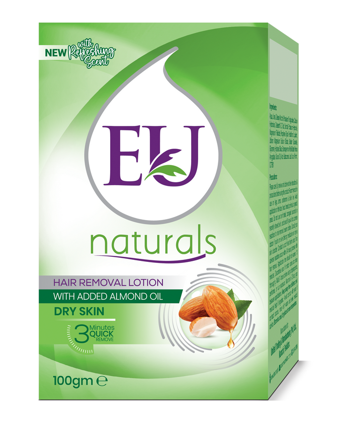 Hair Removal Lotion (100g Jar - Dry Skin) EU Naturals