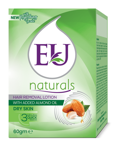 Hair Removing Lotion (60g Jar - Dry Skin) EU Naturals