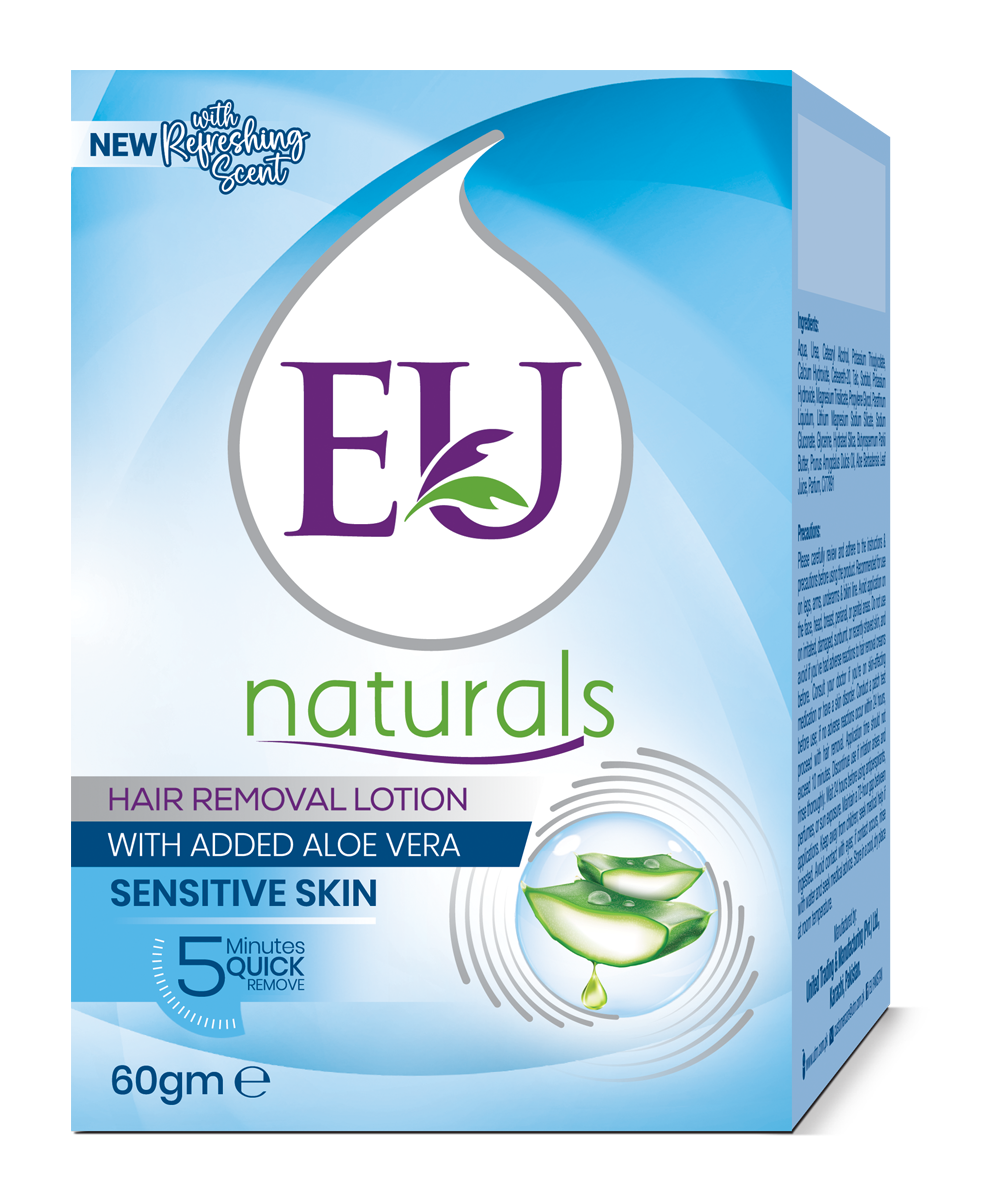 EU Hair Removing Cream (60g Jar - Sensitive Skin)