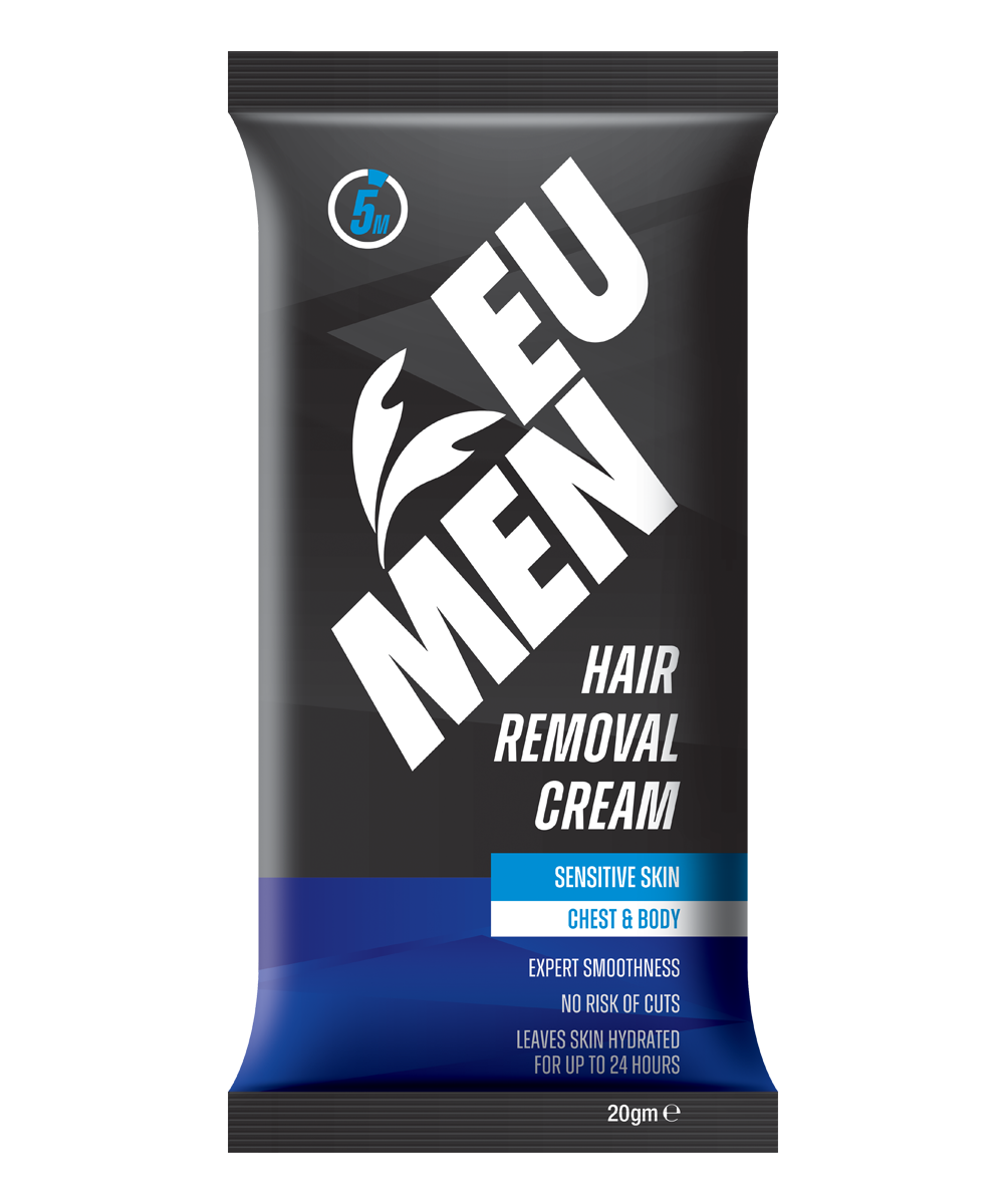 EU Men Hair Removing Cream ( 20mg Sachet - Sensitive Skin)
