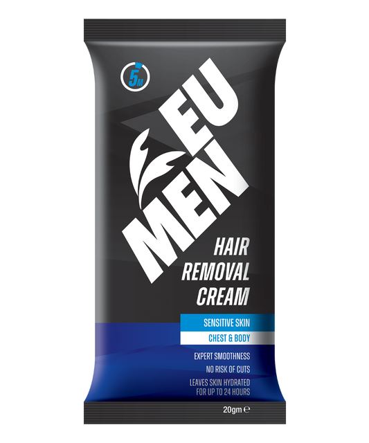 EU Men Hair Removing Cream ( 20mg Sachet - Sensitive Skin)