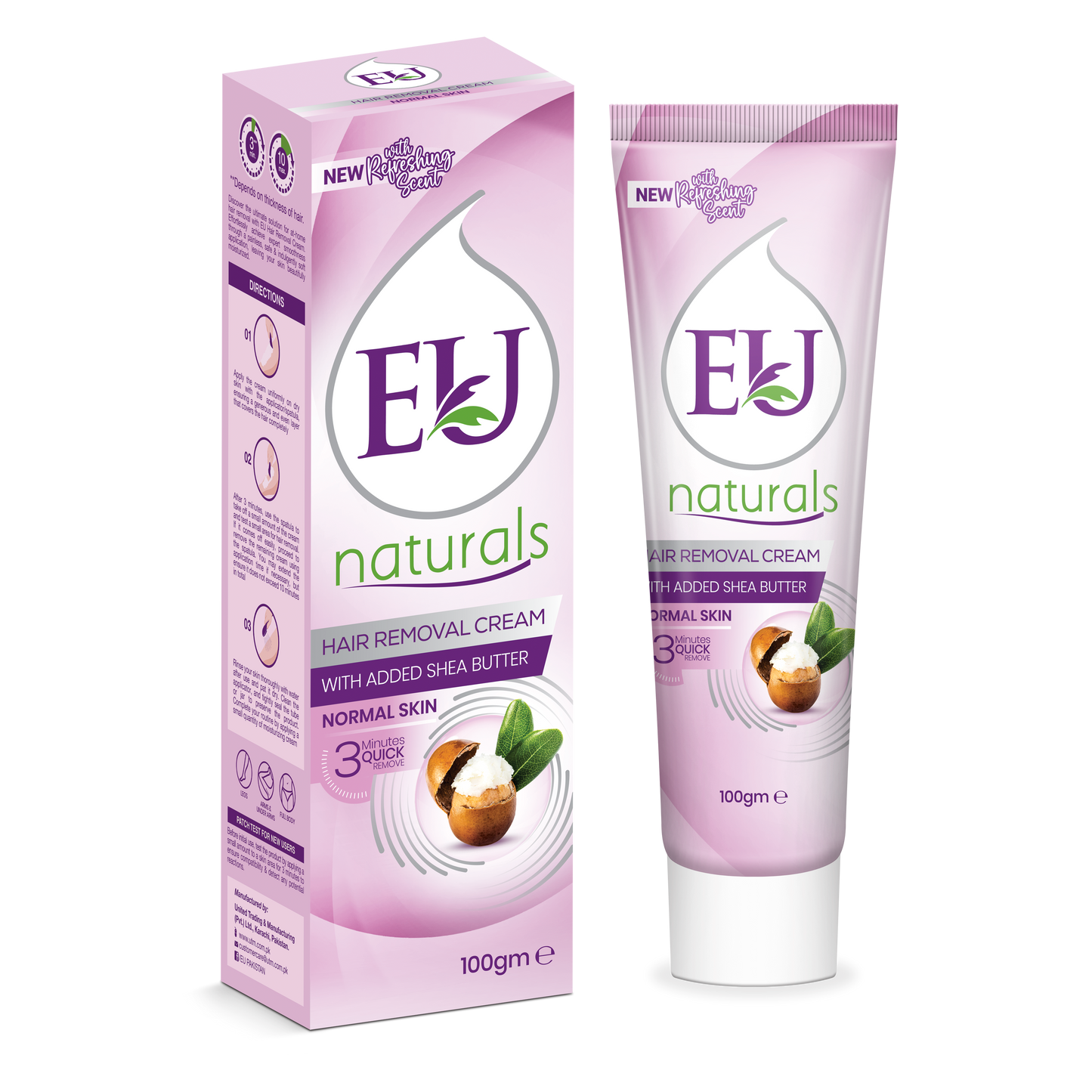 EU Hair Removing Cream (100g Tube - Normal Skin)