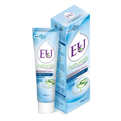 Hair Removing Cream (100g Tube - Sensitive Skin)- EU Naturals
