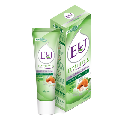 Hair Removing Cream (30g Tube - Dry Skin) EU Naturals