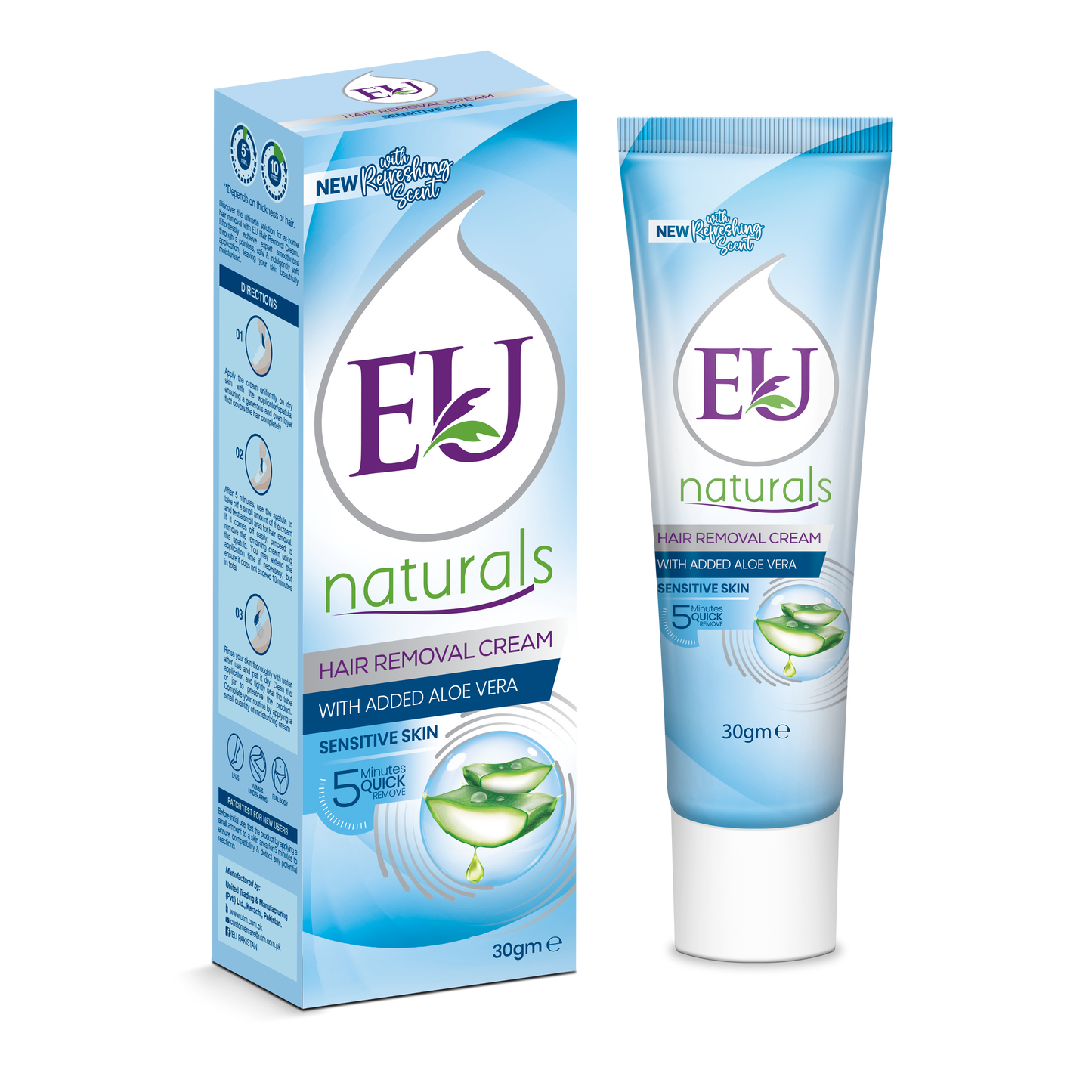 EU Hair Removing Cream (30g Tube - Sensitive Skin) (Copy)