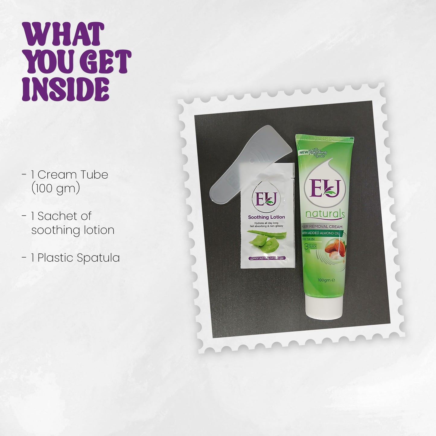 EU Hair Removing Cream (100g Tube - Dry Skin)