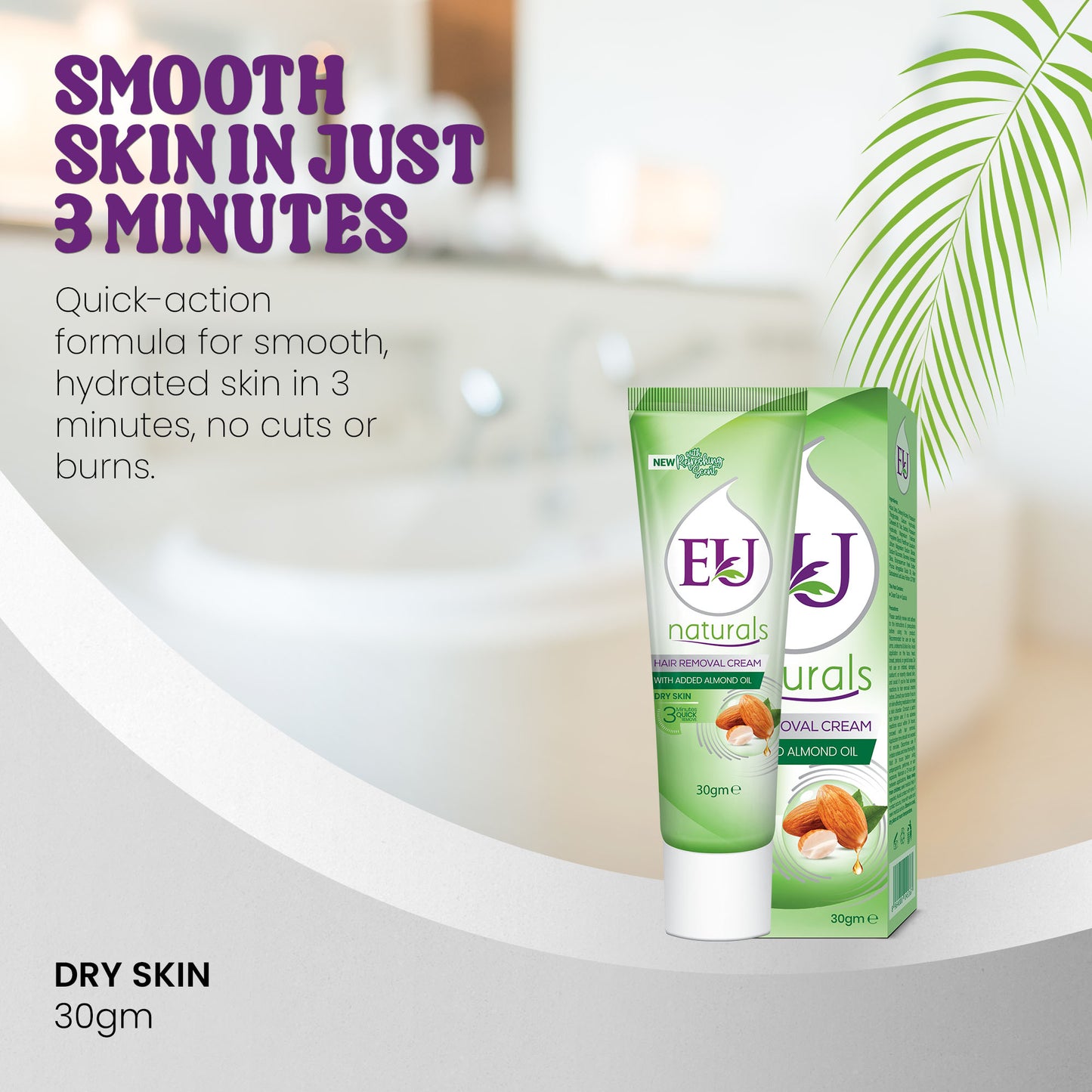 EU Hair Removing Cream (30g Tube - Dry Skin)