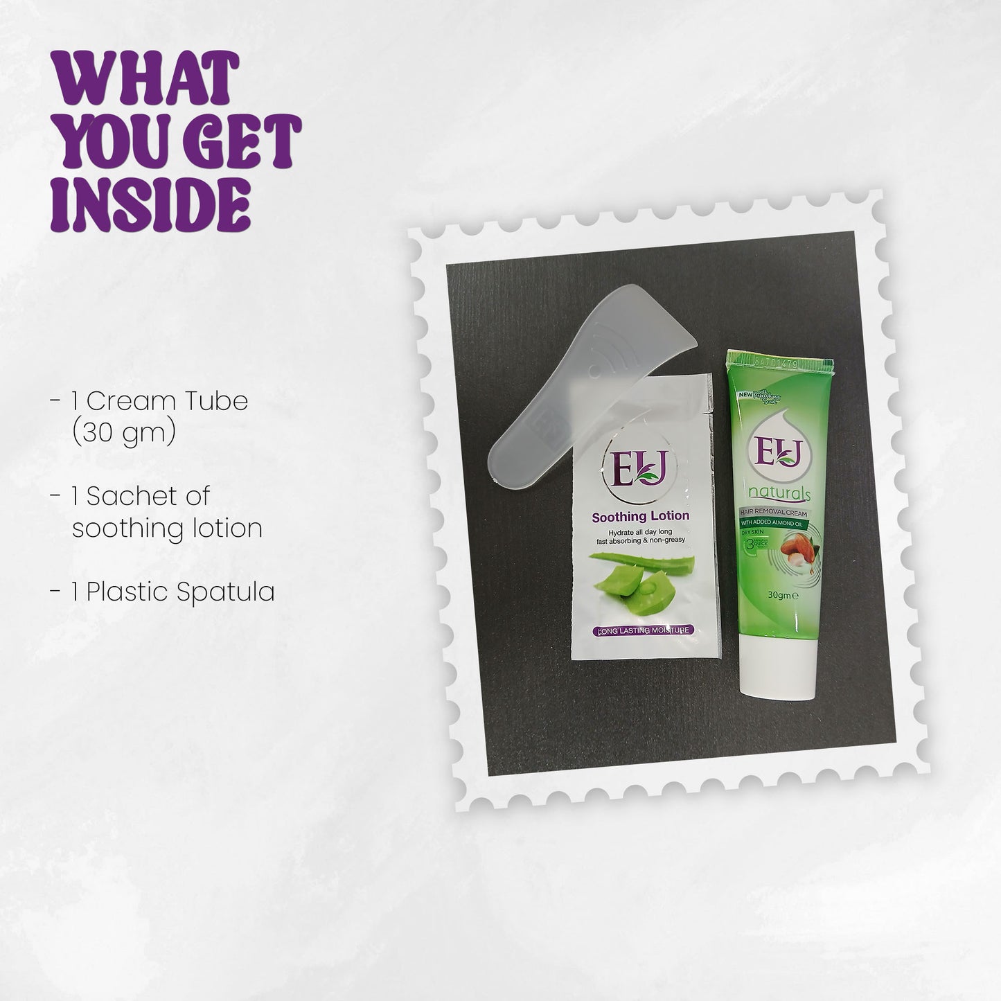 EU Hair Removing Cream (30g Tube - Dry Skin)