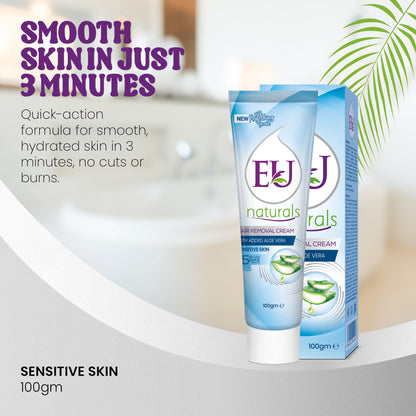 EU Hair Removing Cream (100g Tube - Sensitive Skin)