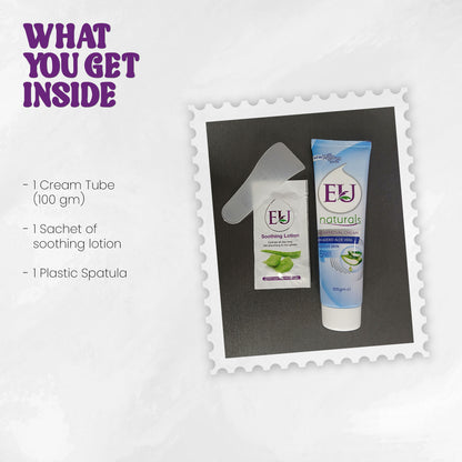 EU Hair Removing Cream (100g Tube - Sensitive Skin)