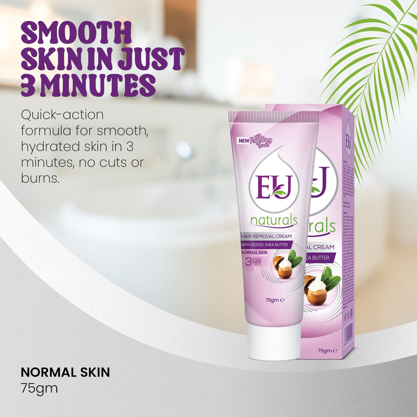 EU Hair Removing Cream (75g Tube - Normal Skin)