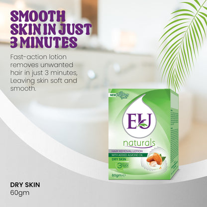 EU Hair Removing Cream (60g Jar - Dry Skin)