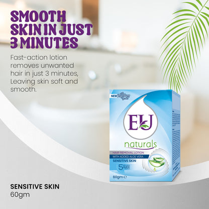 EU Hair Removing Cream (60g Jar - Sensitive Skin)