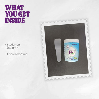 EU Hair Removing Cream (60g Jar - Sensitive Skin)