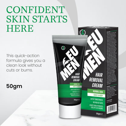 EU Men Hair Removing Cream (50g Tube - Normal Skin)