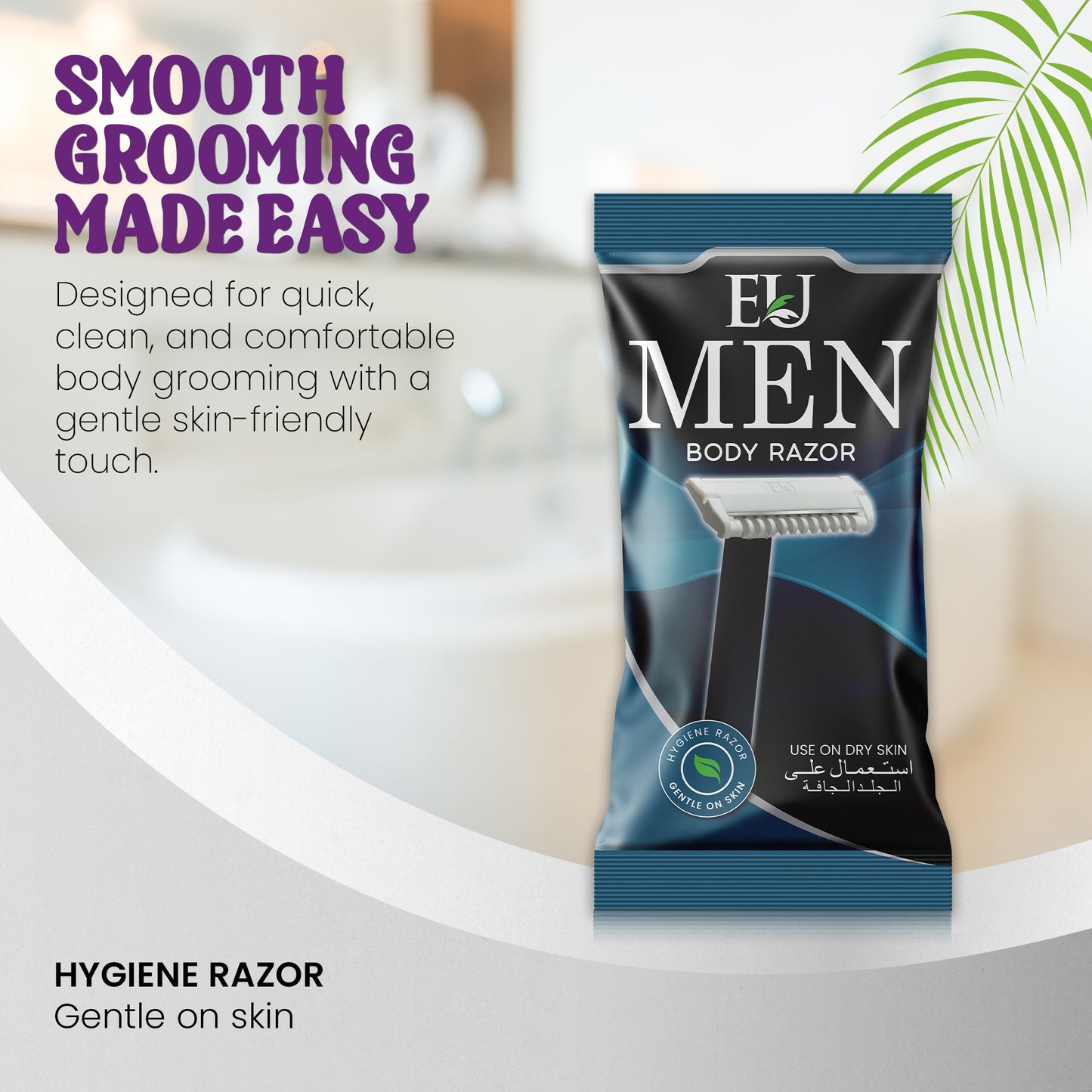 EU Men’s Hygiene Razor Pack of 5