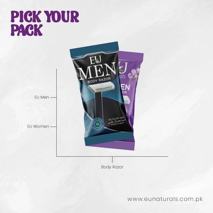 EU Men’s Hygiene Razor Pack of 5