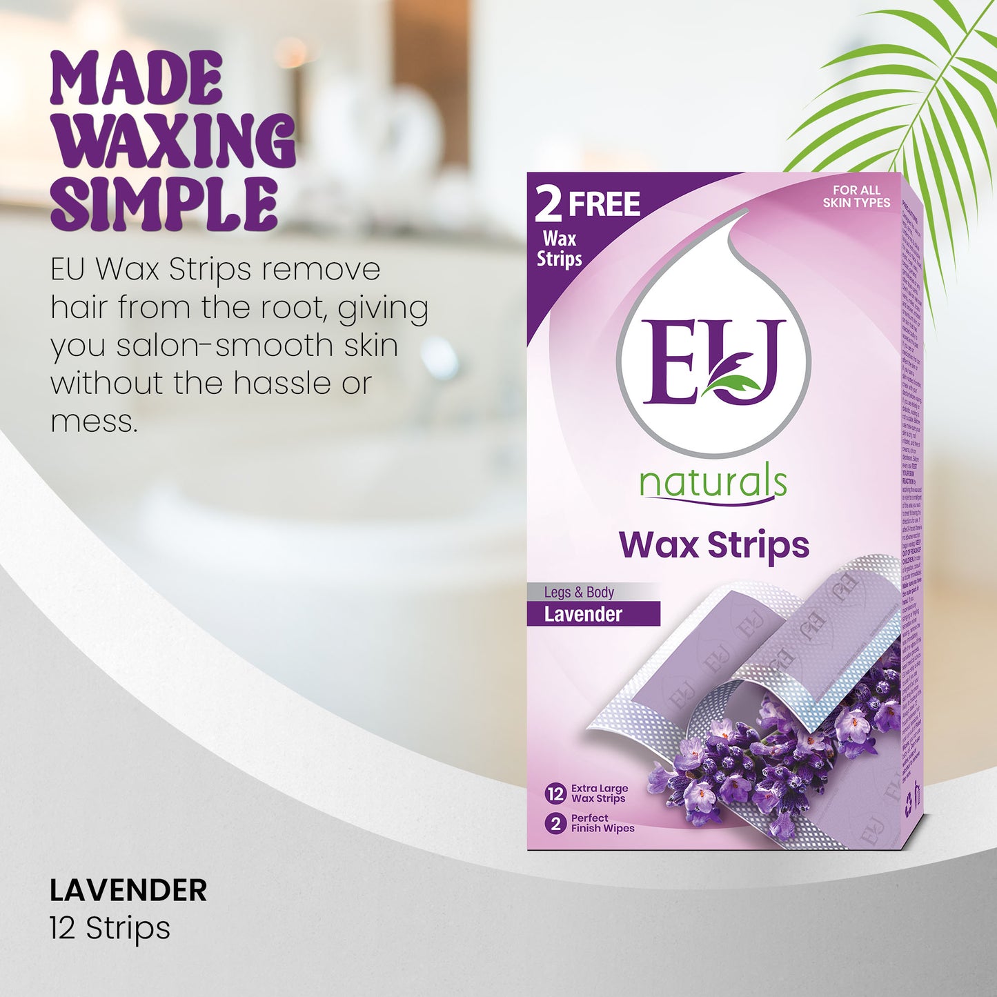 EU Wax Strip (Lavender)
