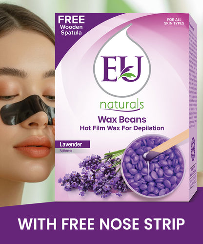 Wax Beans (Lavender) + FREE Nose Strip EU Naturals